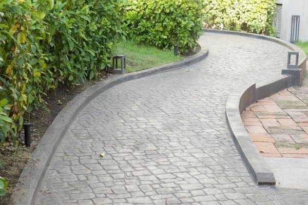 Hormigón impreso para jardines en Pamplona