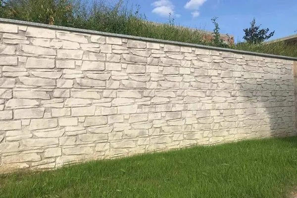 Hormigón impreso vertical en Pamplona